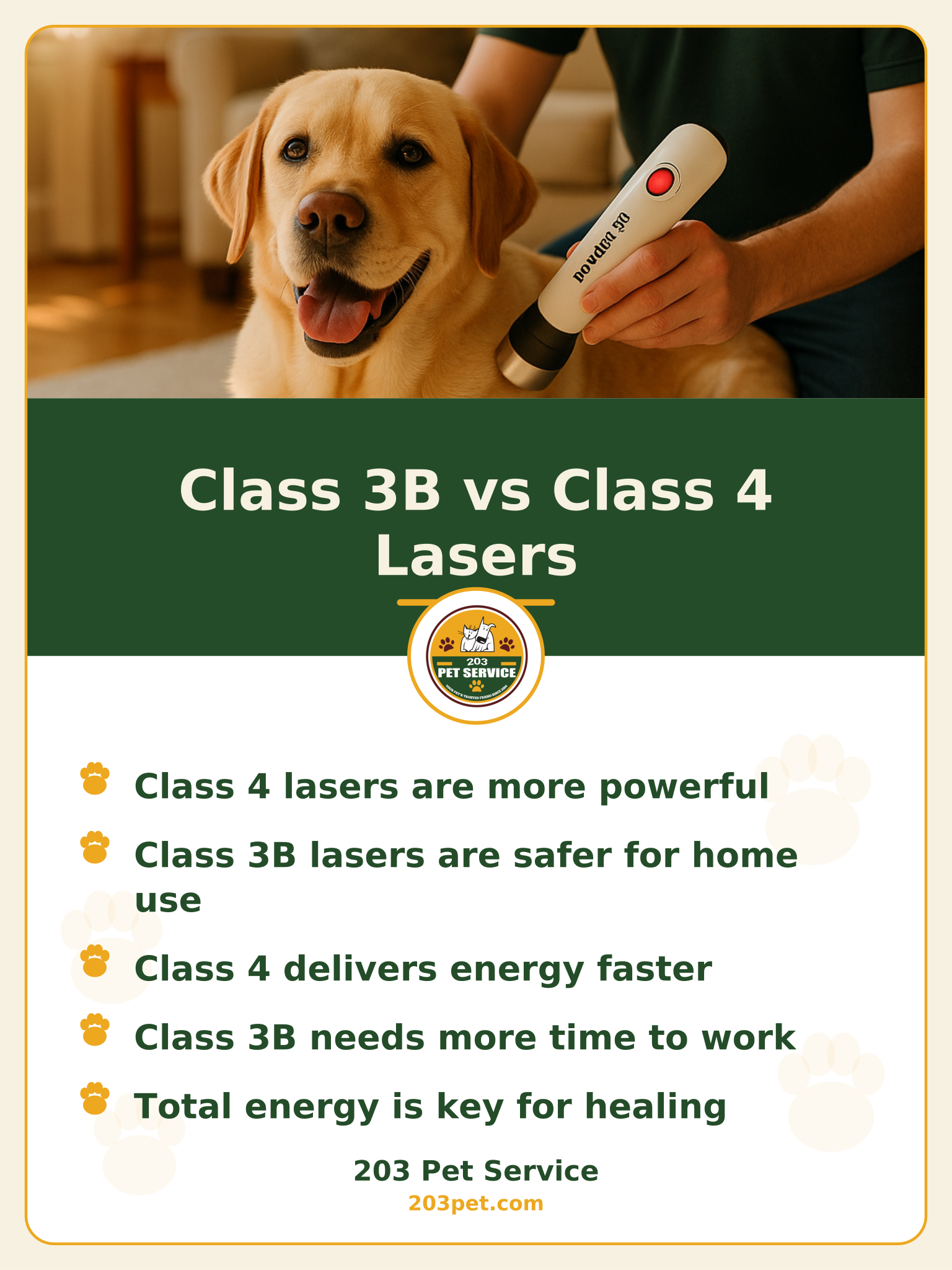 Class 3B vs Class 4 Lasers