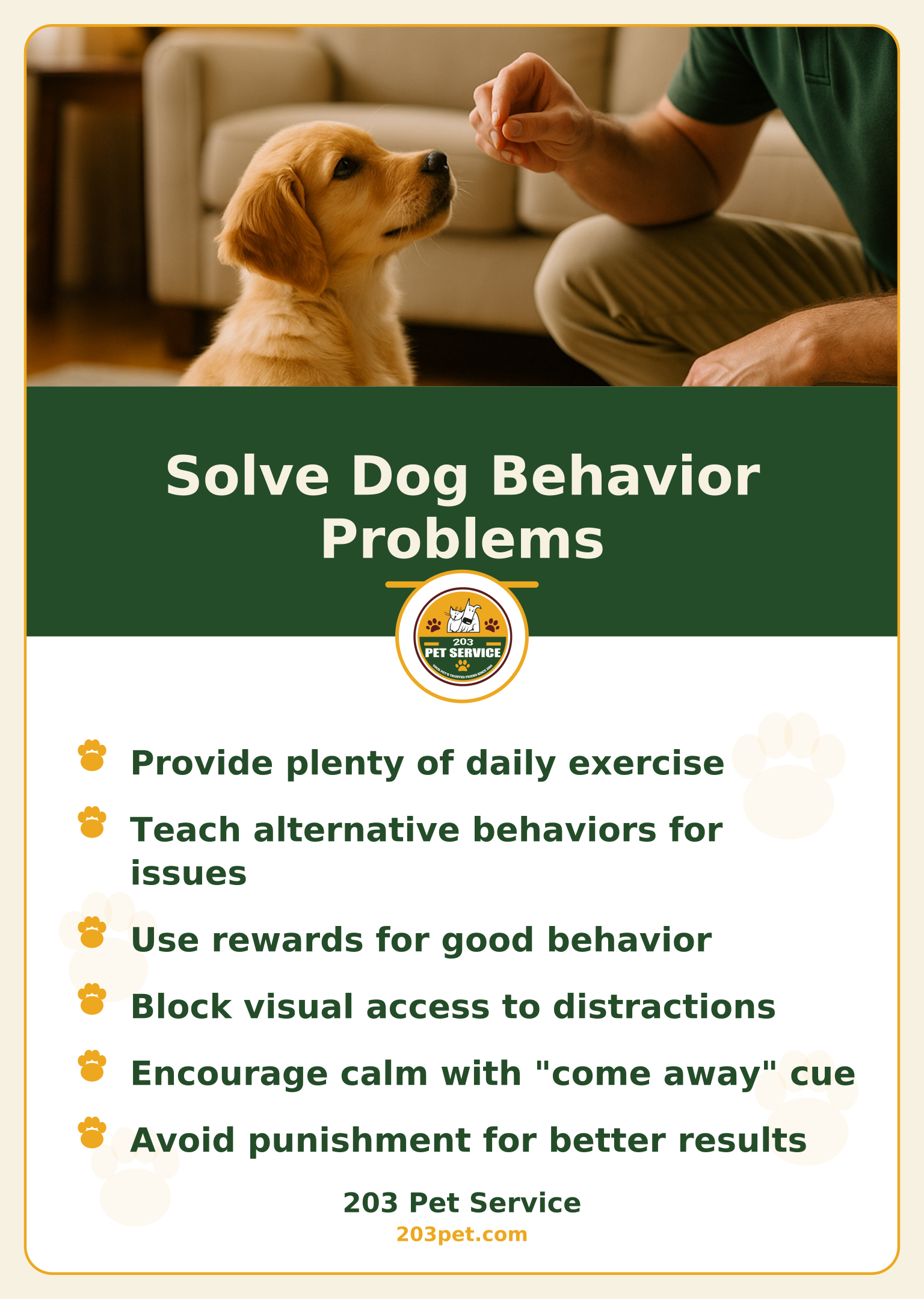 Solve Dog Behavior Problems