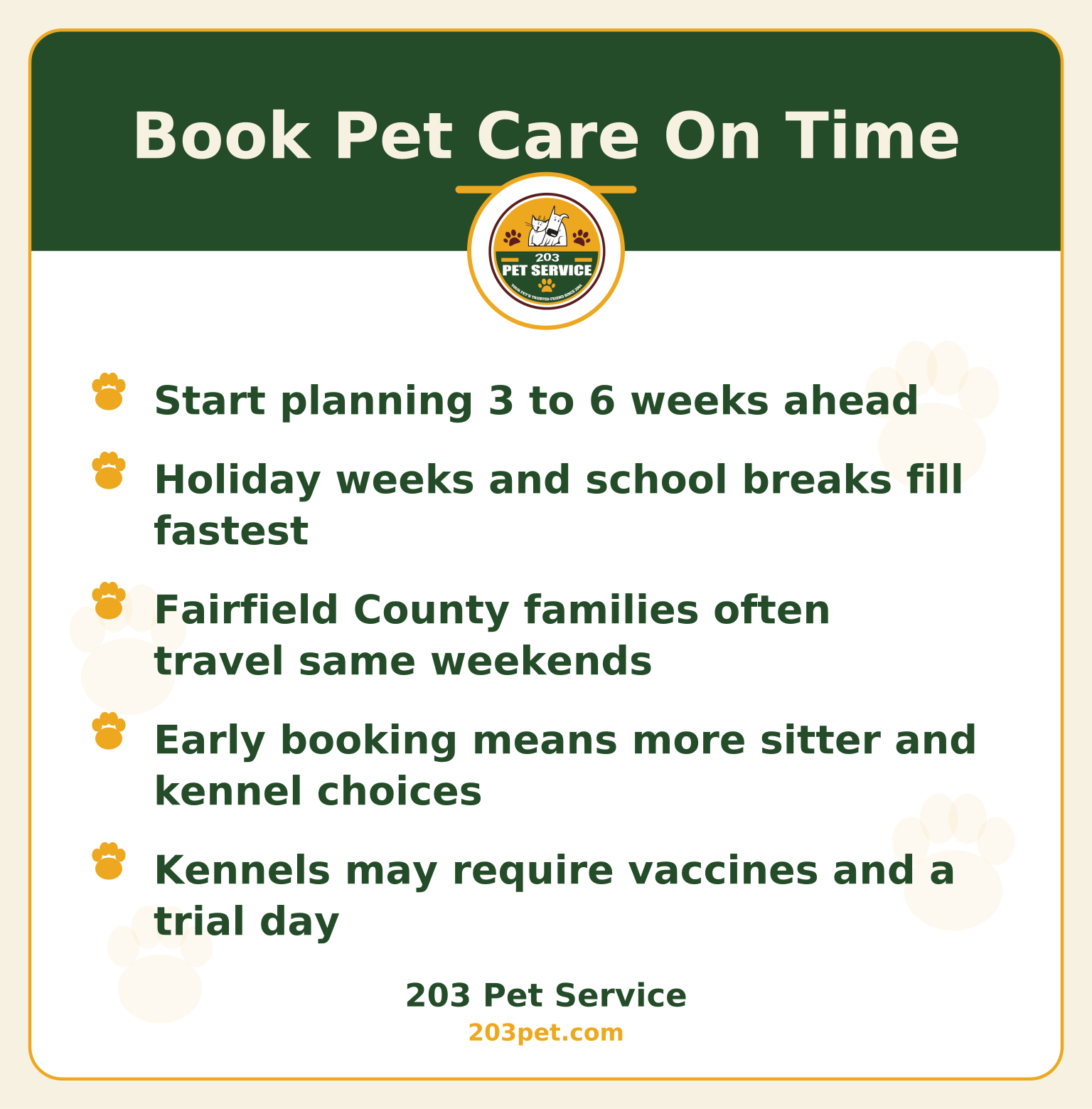 Book Pet Care On Time