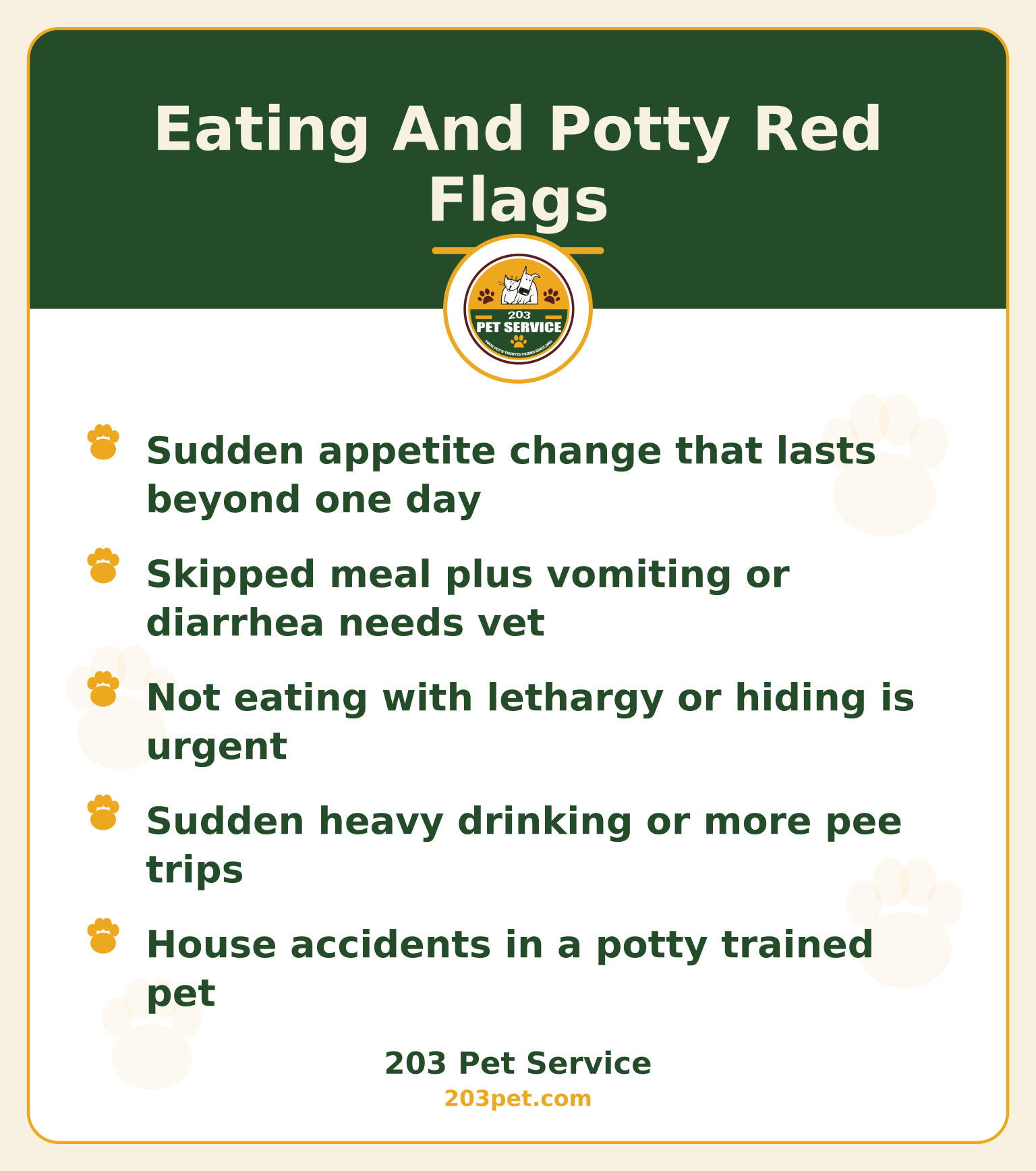 Eating And Potty Red Flags